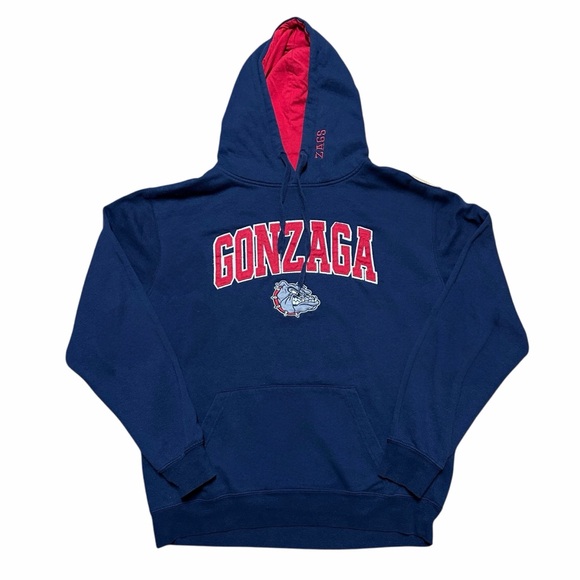Vintage Y2K Stadium Athletic Gonzaga Bulldogs College Pullover Hoodie Size L